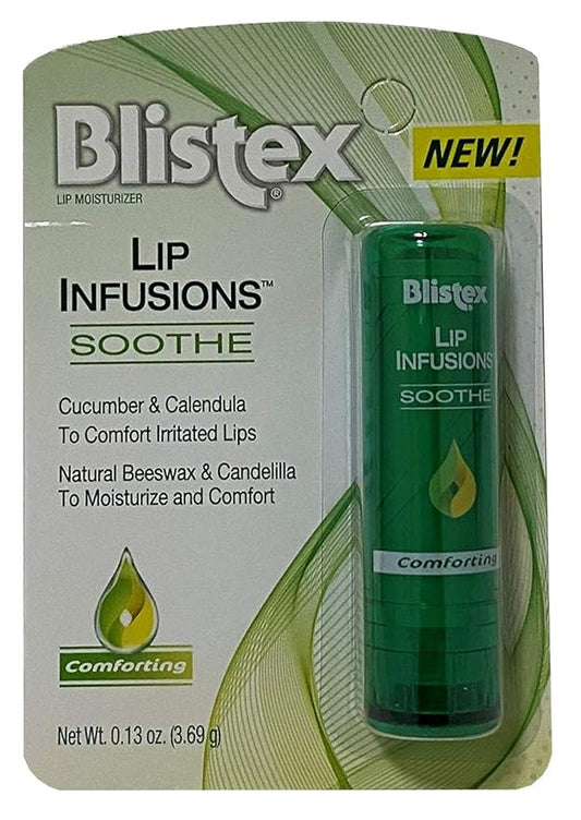 Blistex Lip Infusions Soothe Lip Moisturizer 0.13 Ounce-Velvo Beauty