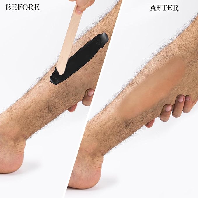 80oz Hard Wax Beads - Quick Hair Removal Waxing - Body, Leg, Back, Bikini - SPA Soft Waxness Salon At Home - Corase Hair Remove for Women Men-Velvo Beauty