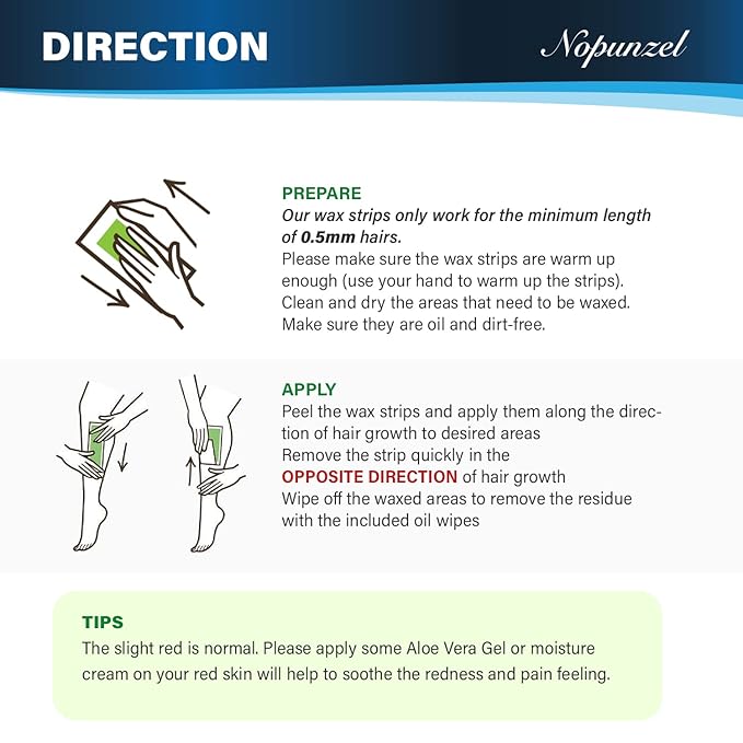 Wax Strips: 42 Waxing Strips - Hair Removal for Body Arms Legs Chest Back - Brazilian Waxing - Waxing Kit for Women Men - 2 Sizes-Velvo Beauty