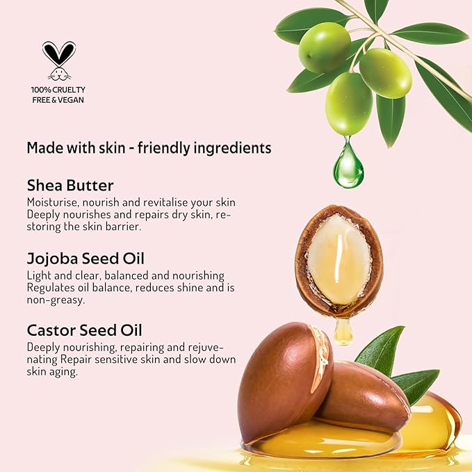 Multi Cream Blush & Blush Brush Set, Korean Makeup Blush for Cheeks, Multi-Use Face Balm, Lightweight & Hydrating, Blendable Color, Non-Greasy, Soft Bristles for Radiant Finish (Pink Sakura)-Velvo Beauty