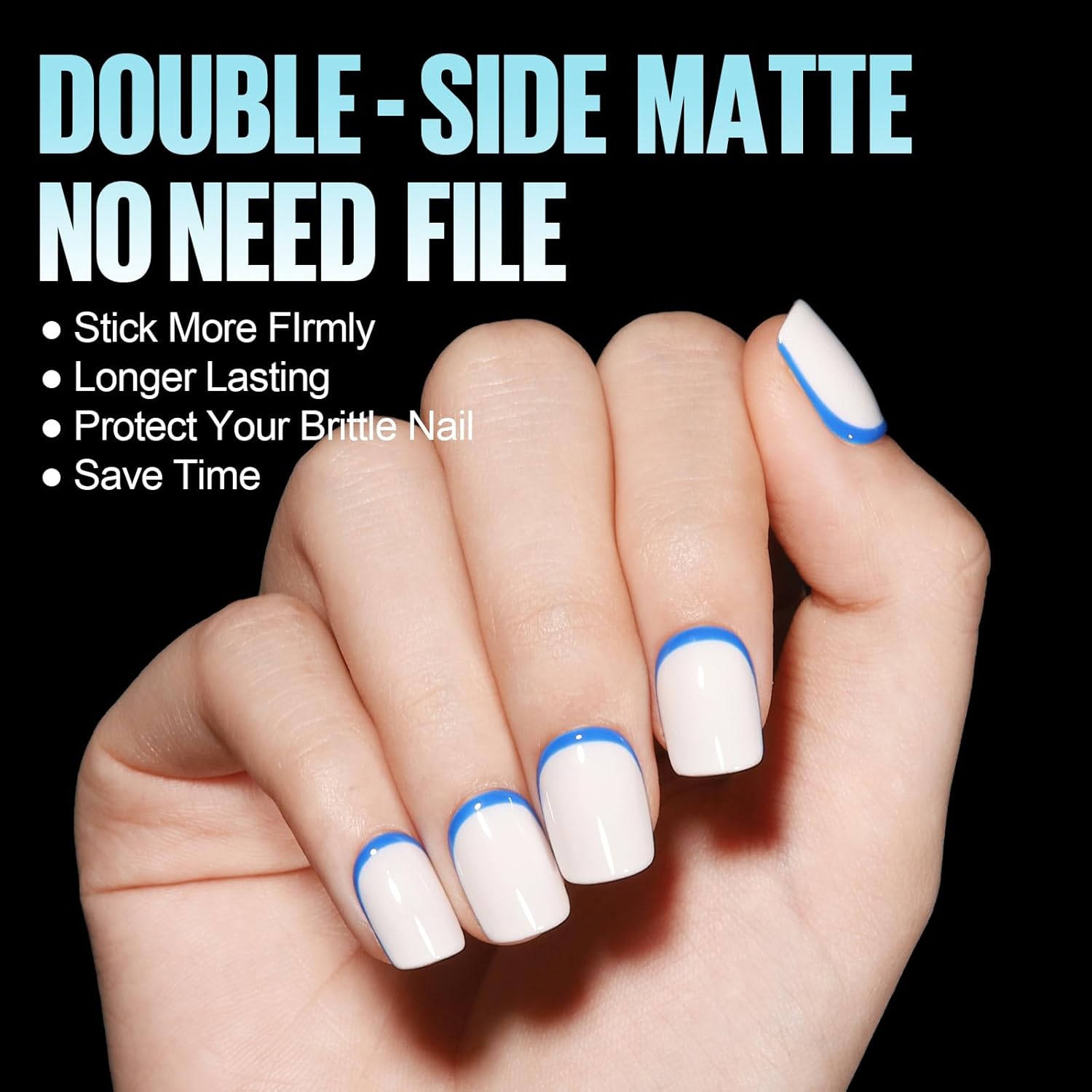 TOMICCA Extra Short Nail Tips Square, 15 Sizes Pre-shaped Soft Full Matte Square Nails, 360Pcs Acrylic Full Cover Gel Tips Press on Nails for Nail Extension Manicure-Velvo Beauty