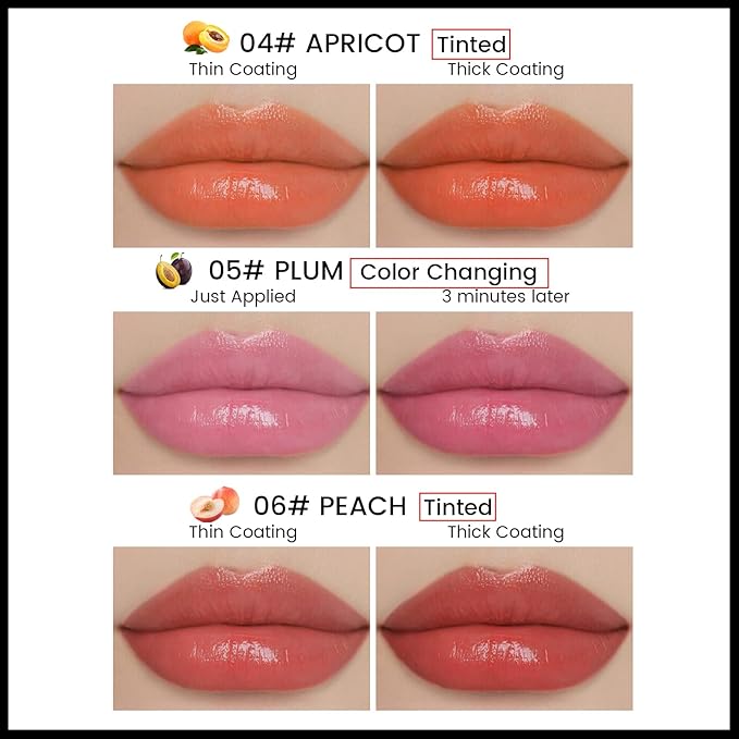 Tinted Lip Balm, Tinted Chapstick 2 in 1 Moisturizing Lip Balm and Buildable Lipstick, Instant Hydration Chapped Lips and Pale Lips, Keep Lips Hydrated Lip Moisturizer, 0.16Oz, Pack of 6-Velvo Beauty