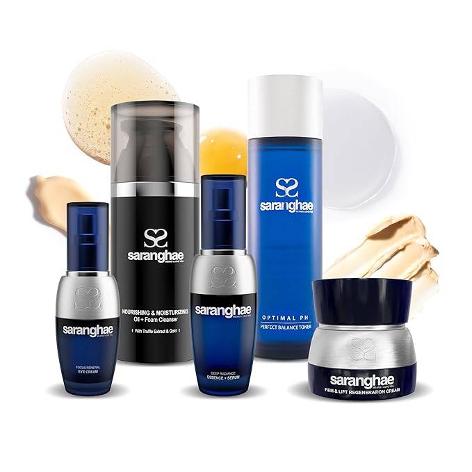 Saranghae Complete 5-Step Anti-Aging Skin Care Set - Cult-Favorite Skin Care Kit for Youthful Radiance! Heal, Regenerate, and Protect for Visible Results 45-90 Days Supply-Velvo Beauty