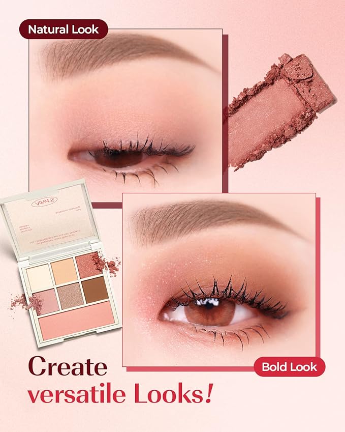 AMTS Off Sienna & Authentic Amber Eyeshadow Palettes Set, Valentine's gifts for teen girls, women | Matte Shimmer Metallic, Long Lasting-Velvo Beauty