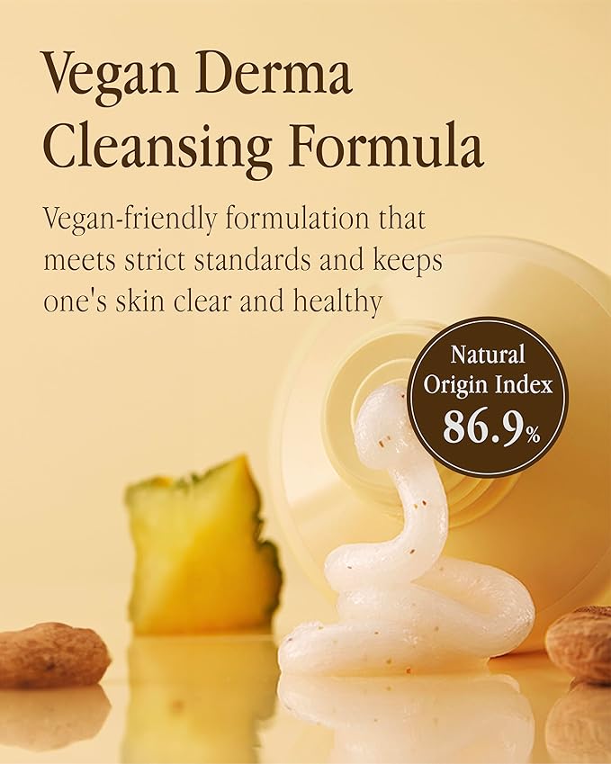 Farm Rx Pineapple Plus PHA Scrub Cleanser (6.7fl oz) - Gently Exfoliating Face Wash for Smooth, Bright Skin. Korean Skin Care. PHA, Niacinamide, Panthenol.-Velvo Beauty