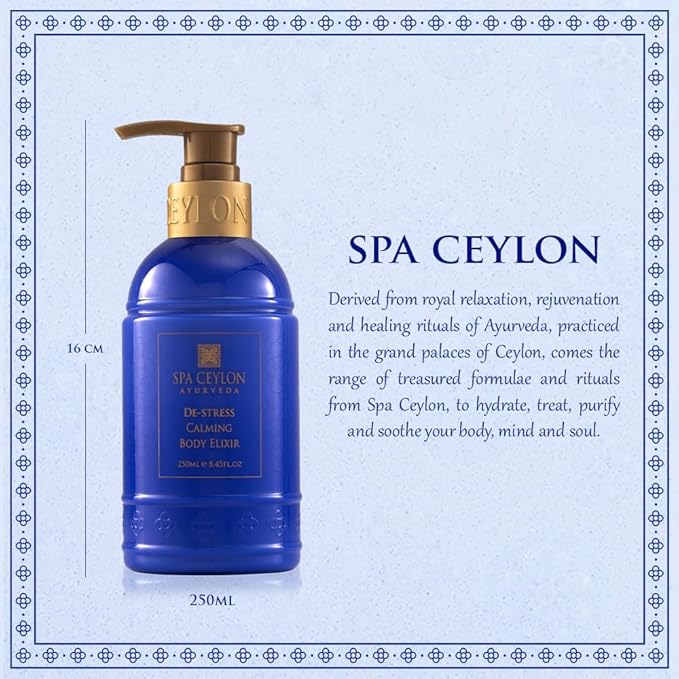 SPA CEYLON DE-STRESS Calming Body Elixir-Velvo Beauty