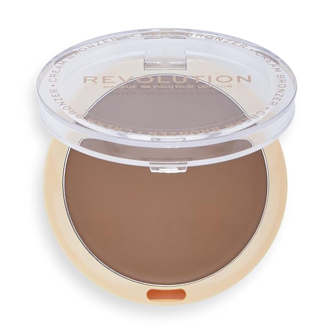 Revolution Beauty, Ultra Cream Face Bronzer, Buildable & Blendable Cream Contour, Vegan & Cruelty Free, Light, 0.24 Oz.-Velvo Beauty