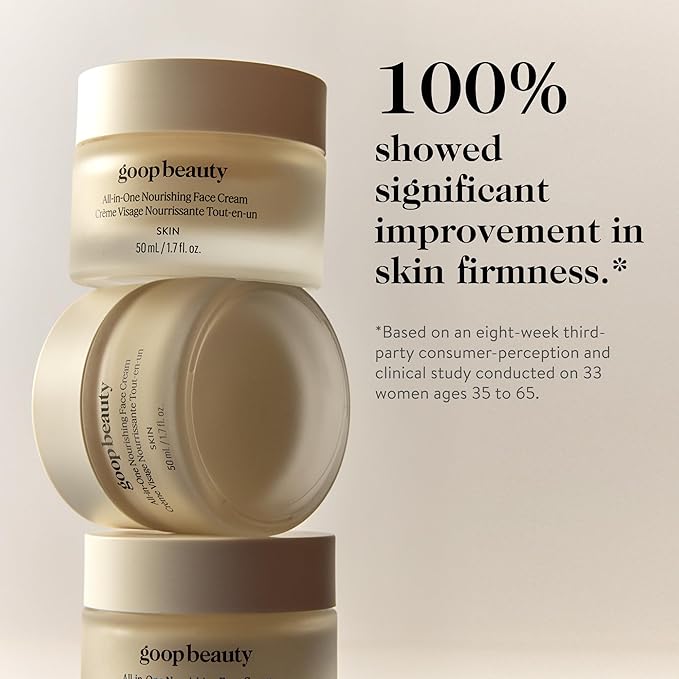 goop Beauty Nourishing Face Cream | Improves Firmness, Elasticity, & Brightness | Botanicals, Ceramides, & Squalane | Anti Wrinkle Moisturizer | 1.7 fl oz-Velvo Beauty