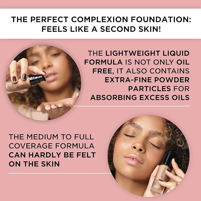 ARTDECO Perfect Teint Foundation - Olive Beige N°56 - Lightweight Liquid Formula - Medium to Full Coverage - Without Mask-Like Effect - Conceals Imperfections - Vegan Makeup - Hyaluron - 0.67 Fl Oz-Velvo Beauty