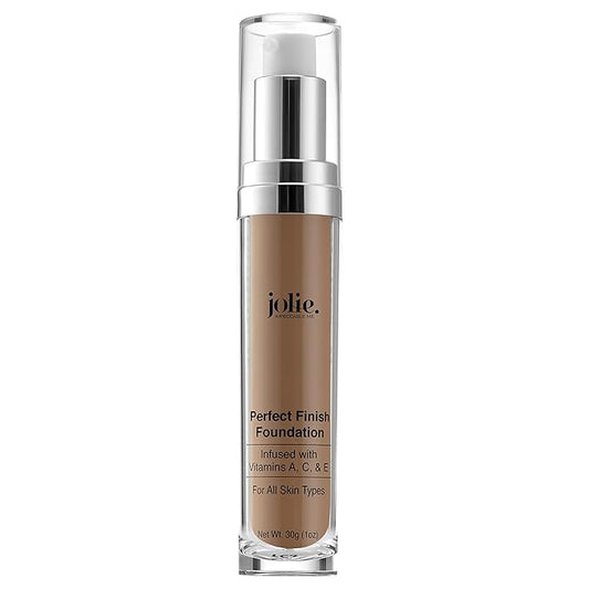 Jolie Perfect Finish Liquid Foundation Makeup SPF 15 Oil Free (MW4)-Velvo Beauty