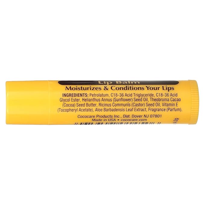 Cococare Cocoa Butter Lip Balm 0.15 oz (Pack of 8)-Velvo Beauty