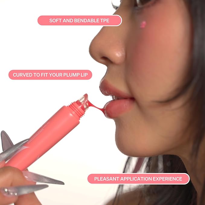 LipLock Jelly Serum for Dry Lips, Long-Lasting, Hydrating, Plumping, Glossy Mask with Rose PDRN, Carrot Collagen, Pillow Peptide, Moisturizing Tinted Lip Balm. (Peach Muse)-Velvo Beauty