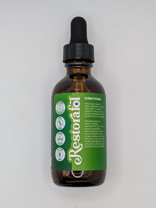 Clean Beauty Rosemary Hair Oil For Growth with Castor Oil Batana Oil Pumpkin Seed Oil Peppermint Oil Silica Biotin Collagen Keratin Saw Palmetto Horsetail Tea Tree Vit E Aloe Vera Jojoba (1 Pack)-Velvo Beauty