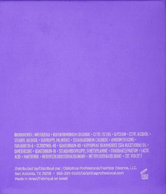 Obliphica Medium to Coarse Seaberry Mask, 1.05 Pound - Nourishing and Restorative Hair Treatment for Medium to Coarse Hair Types, Ensuring Lustrous Shine, Manageability, and Revitalization-Velvo Beauty