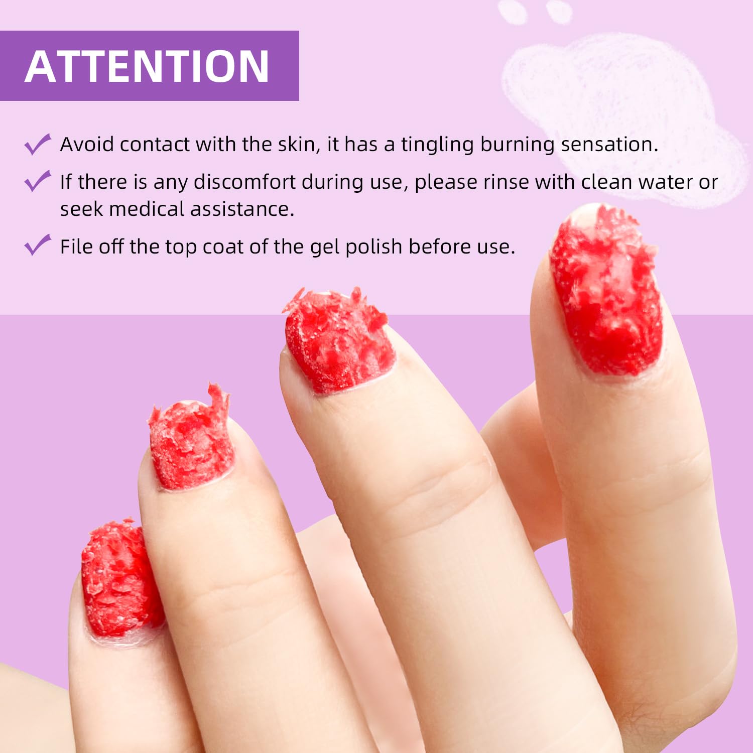JODSONE Gel Nail Remover 16.5ml No Need Soaking or Wrapping for Nails 3-5 Minutes Effective Gel Nail Polish Remover for Quick And Easy Removal At Home-Velvo Beauty