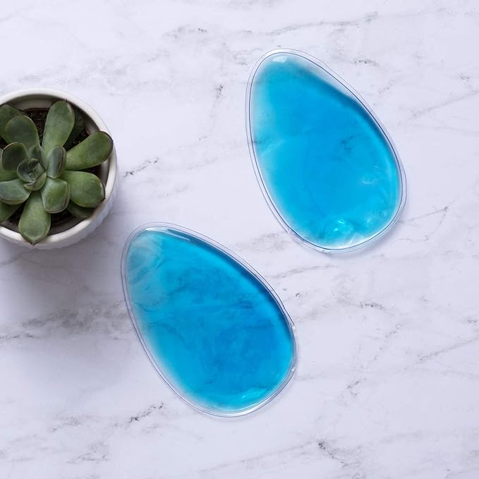 Eye Gel Ice Pack for Cooling or Warming Eyes and Face-Velvo Beauty