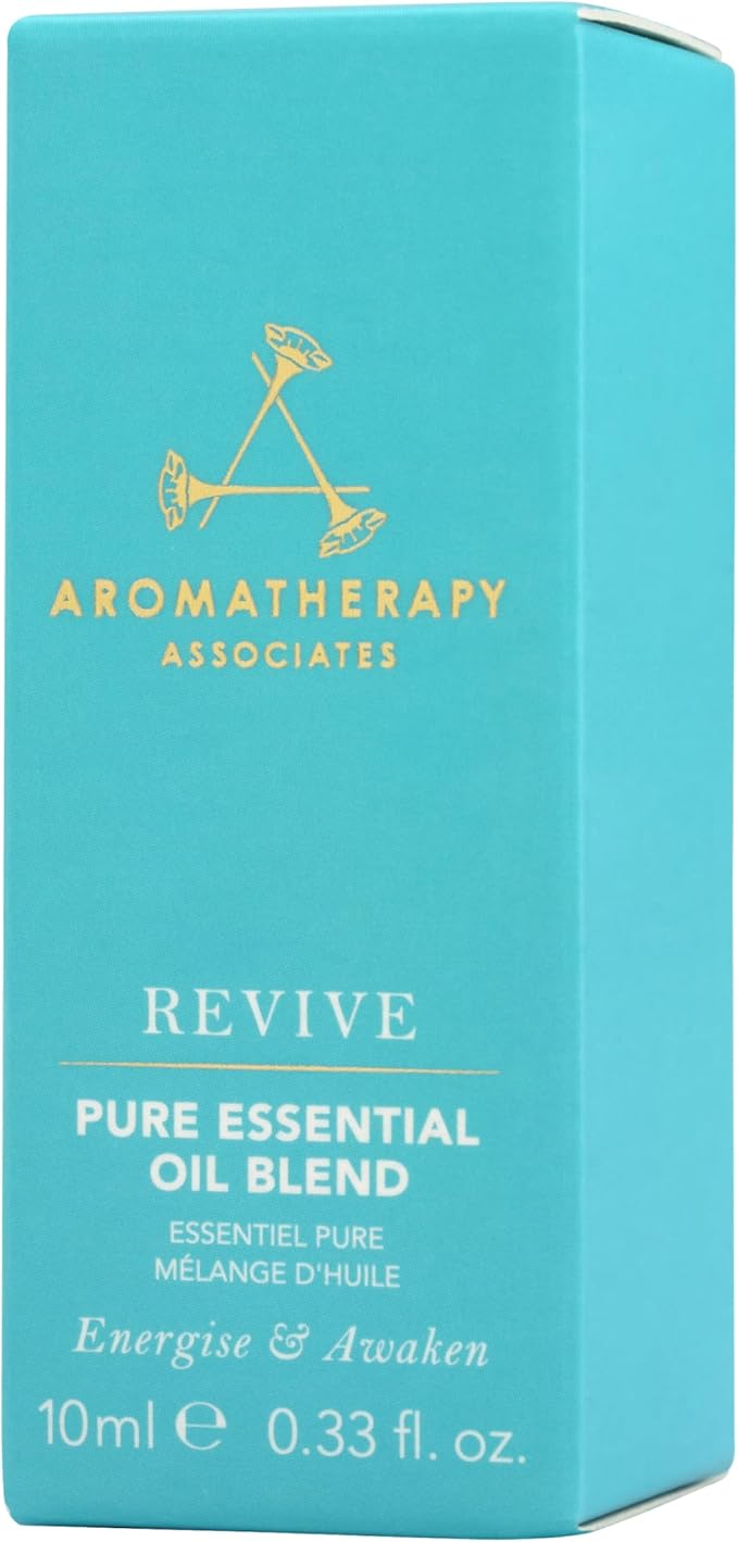 Aromatherapy Associates Revive Pure Essential Oil Blend. Premium Undiluted Blend to Feel Energized. Hand-Crafted with Grapefruit, Bergamot and Neroli (0.33 fl oz)-Velvo Beauty