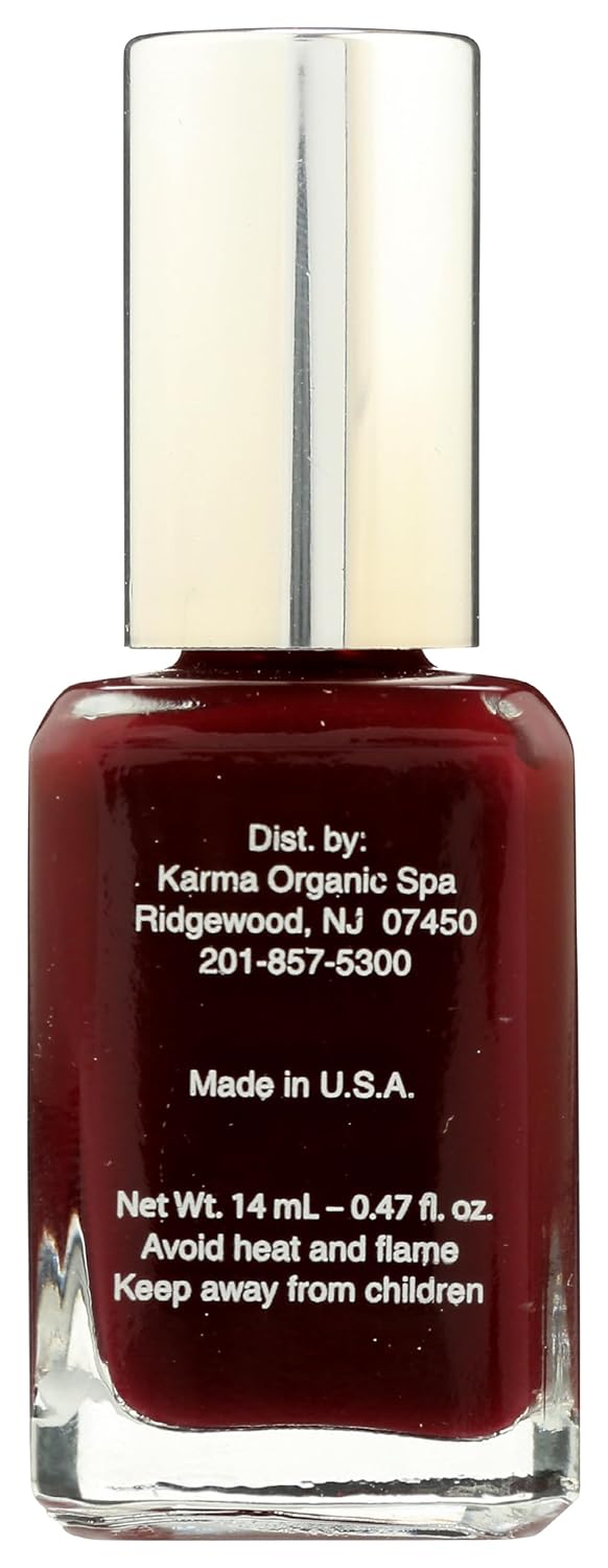 Karma Organic Natural Nail Polish-Non-Toxic Nail Art, Vegan and Cruelty-Free Nail Paint (FRENCH KISS)-Velvo Beauty