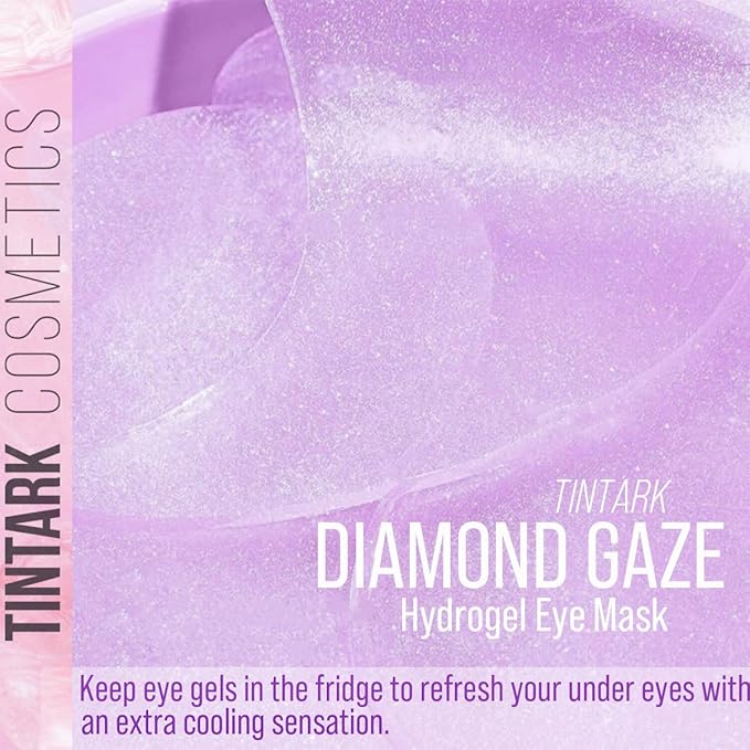 DIAMOND GAZE Under Eye Patches 28 Pairs, Rejuvenate Eye Area, Soothing Hydrate Brighten Skin, Plumps Fine Lines, Hydrogel Eye Mask with Retinol, Niacinamide and Polyglutamic Acid, Eye Gel Pads-Velvo Beauty