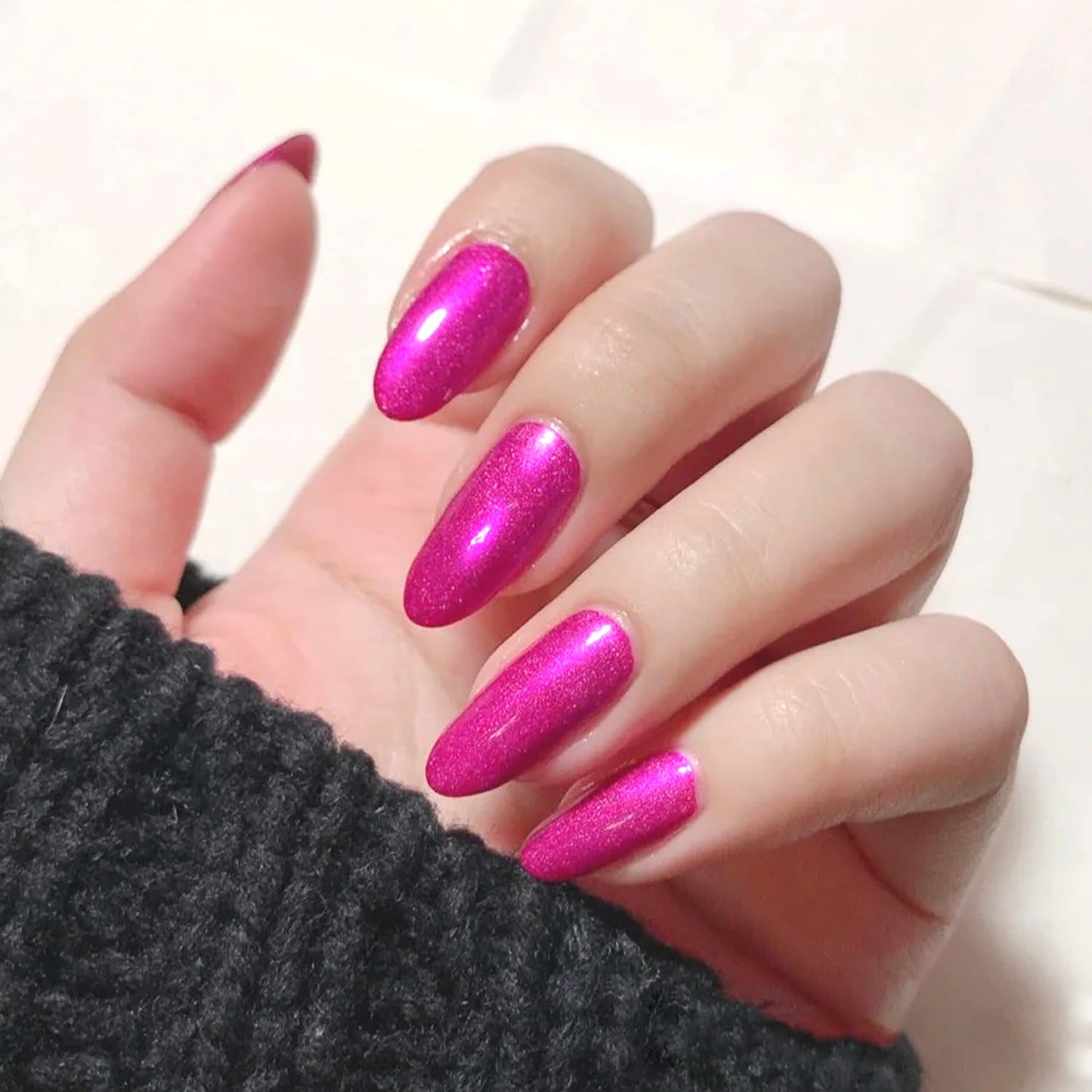 Major Dijit Quick Dry Nail Polish Pearl Magenta Pink Summer Nail Lacquer for Nail Art Regular Nail Polish 0.41 fl oz.-Velvo Beauty