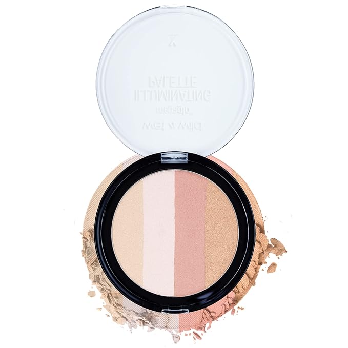 wet n wild Megaglo Illuminating Blush Palette, Catwalk Pink | Blush & Highlighter Makeup-Velvo Beauty
