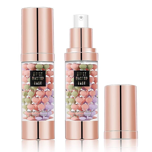 SIAMHOO One Step Face Primer Makeup Tricolor Tinted Moisturizer Skin Tone Correcting and Brightening Primer for Glowing and Flawless Makeup, 35ml - 1pcs-Velvo Beauty