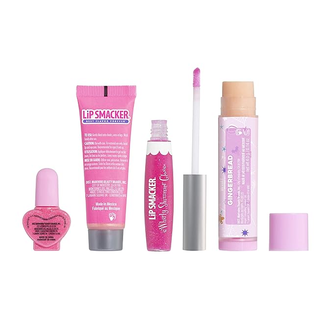 Lip Smacker Holiday Christmas Original & Best Glam Makeup Bag Makeup Set For Girls-Velvo Beauty