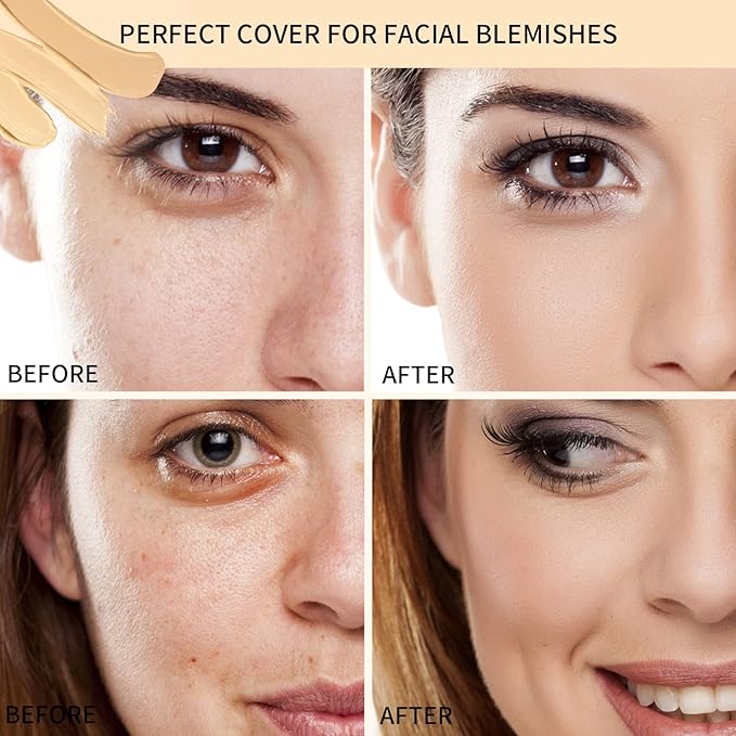 5 In 1 Multi-Use Correcting Concealer Palette,Waterproof Long Lasting Contour Palette,Professional Creamy Concealer Kit for Women,Easy to Create Full Coverage and Natural Finish.#2-Velvo Beauty