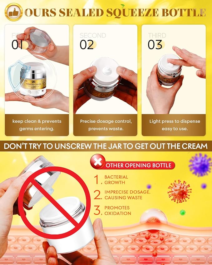 3% Retinol Cream Face Moisturizer, Anti Aging Neck Firming Cream with Collagen, Day & Night Face Cream with Hyaluronic Acid, Lifting & Tightening Wrinkle for Women & Men, 1.7 FL OZ, 3PC-Velvo Beauty