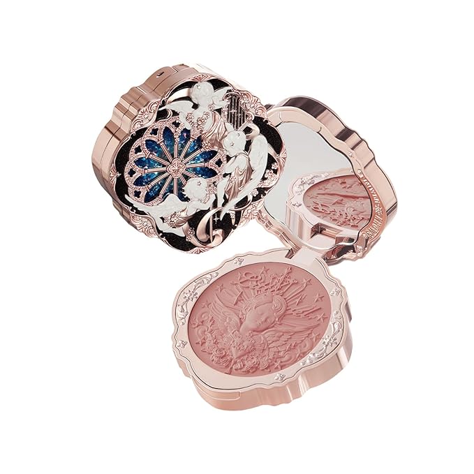 Flower Knows Little Angel Cream Blush,Buildable & Blendable Makeup Blush for cheeks,Soft & Long-lasting,Dusty Mauve Rose Flush for All Skin Tones(04 Rose Ashes,6g)-Velvo Beauty