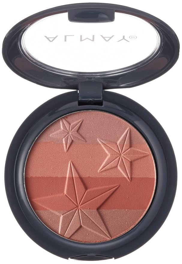 Almay Blush Palette, Face Makeup, High Pigment Powder, Smart Shade Blush, Hypoallergenic, 030 Coral, 0.32 Oz-Velvo Beauty