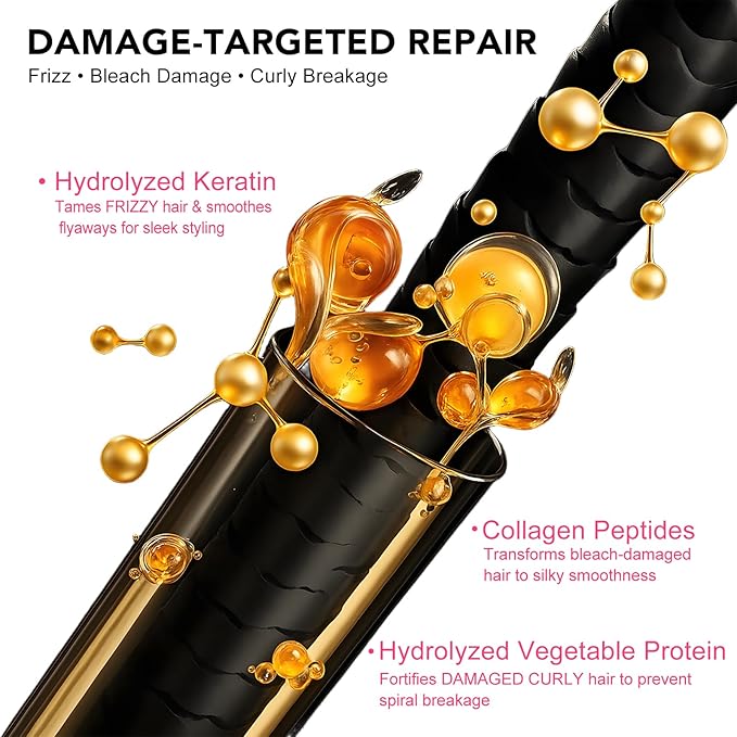 Keratin & Collagen Repair Hair Mask for Damaged Hair | Deep Conditioner Revives Dry, Frizzy, Bleached & Color-Treated Hair | With Argan Oil & Biotin | Treatment for Split Ends | 500ml-Velvo Beauty