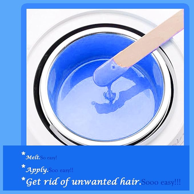 PURPLESKY Waxing Beads for Hair Removal - 2.5LB Coarse Hard Wax with Sea Salt Scent, Sticks for Bikini, Facial, Leg, Back and Chest-Velvo Beauty