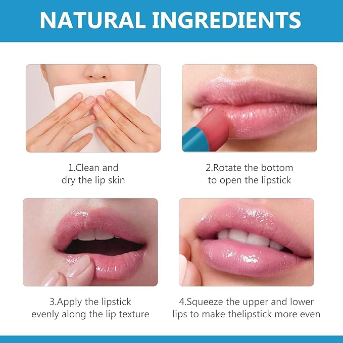 Thrives Lip Tint Hydrating,Strength Hydrating Lip Tint,Strong Moisturizing Effect Tinted Lip Balm Hydrating, Natural Ingredients Sheer Moisture Lip Tint (2PCS)-Velvo Beauty