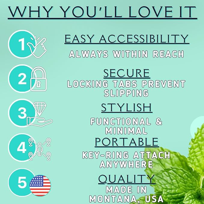 Keychain Holder EOS Lip Balm Stick (Keychain Only) - Travel Size Lip Balm Chapstick - Healing Stick - Made in USA-Velvo Beauty