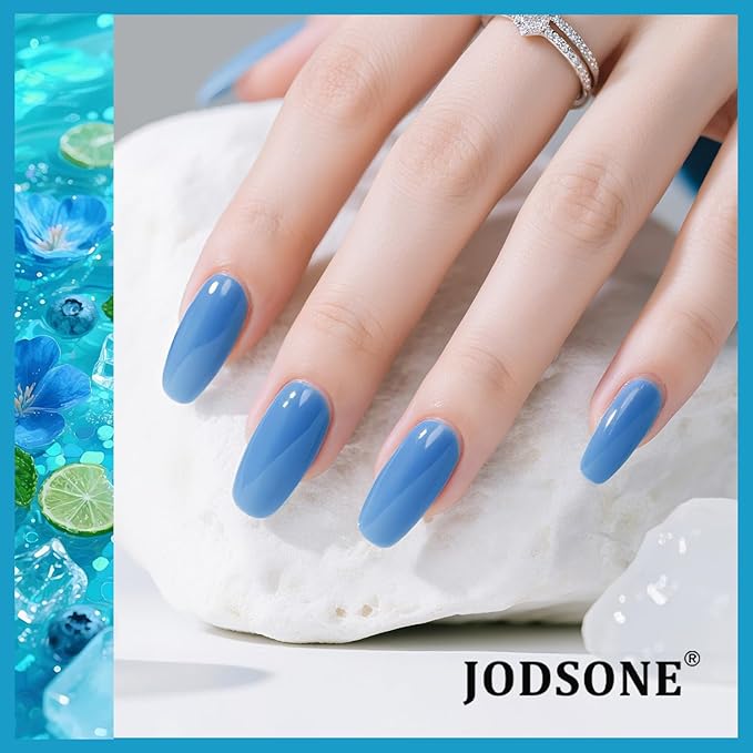 JODSONE 32 Colors Jelly Gel Nail Polish Kit with U V Light Crystal Transparent Classic Color 4 Functional Gel for All Seasons-Velvo Beauty