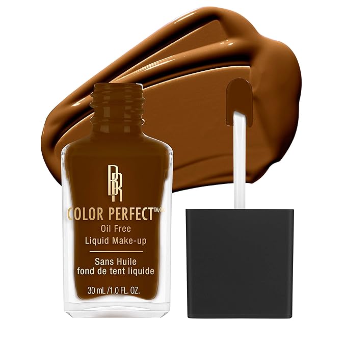 Black Radiance Color Perfect Liquid Full Coverage Foundation Makeup, Double Fudge, 1 Fl Oz-Velvo Beauty