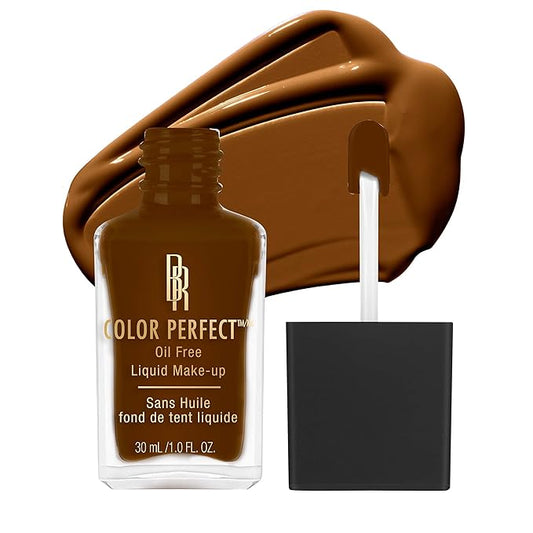 Black Radiance Color Perfect Liquid Full Coverage Foundation Makeup, Double Fudge, 1 Fl Oz-Velvo Beauty