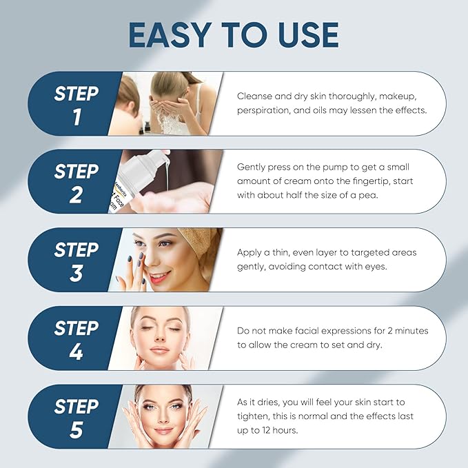 Instant Face Lift Serum, Temporary Skin Lifting & Tightening Serum, Effective Smooth Fine Lines, Wrinkles & Visibly Hide Loose Sagging Skin-Velvo Beauty