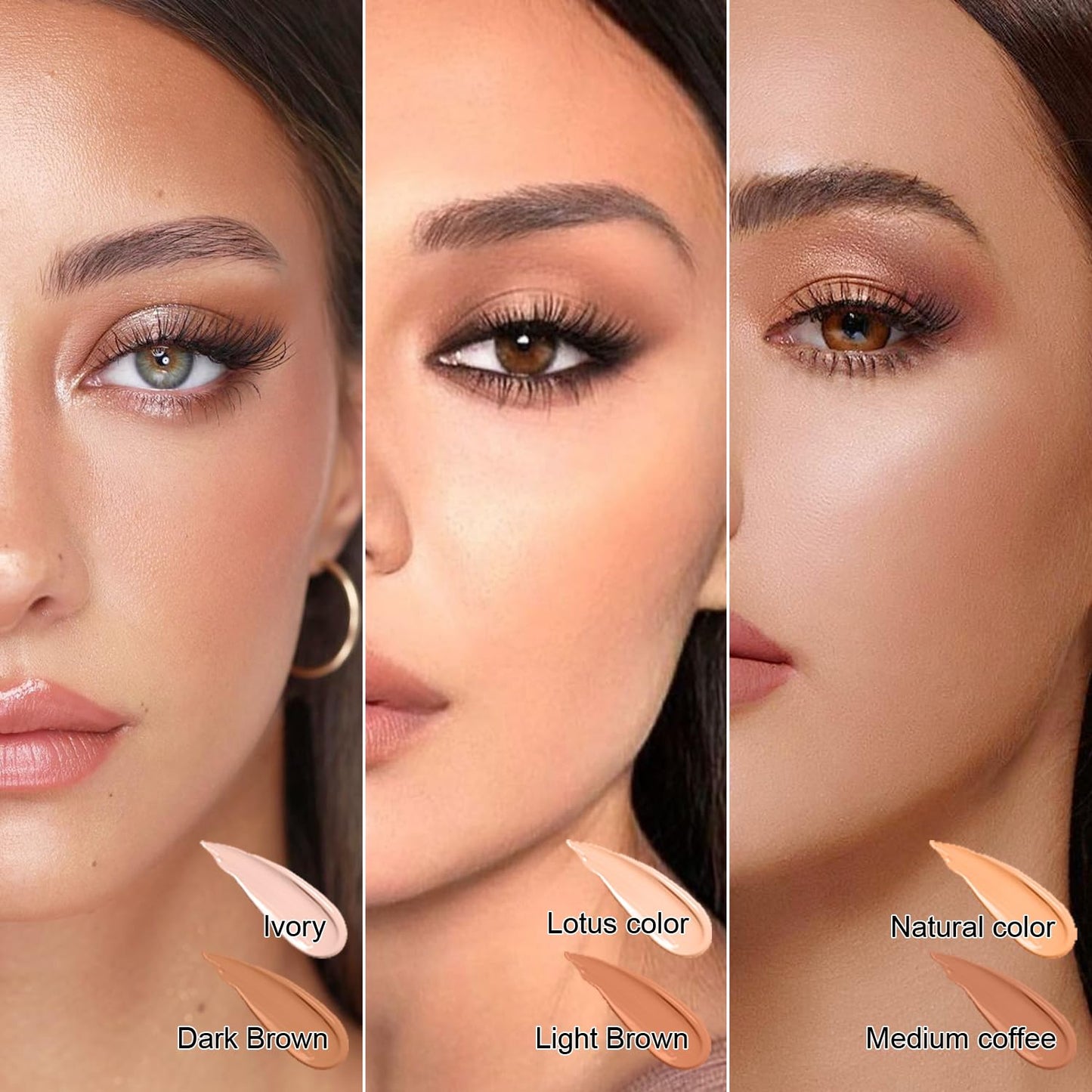 6 Colors Cream Contour Stick Makeup, Primer Face Highlighter Contouring for Beginners, Highlight and Contour Kit, Cream Concealer Makeup Blush Stick, Primer Face Corrector (SET B)-Velvo Beauty