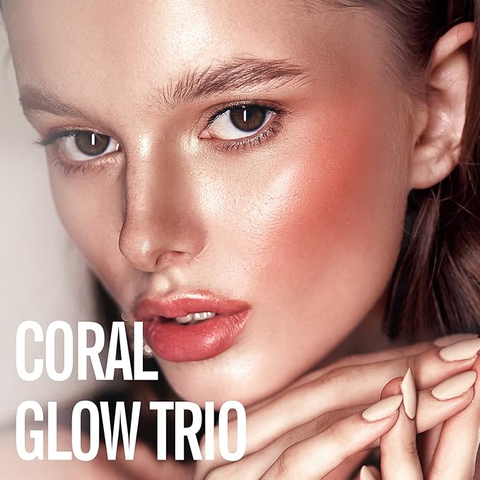 KIMUSE Multi Stick Trio Face Makeup, Cream Blush Stick for Cheeks & Lips, Contour Stick & Highlighter Makeup Sticks for All Skin-Velvo Beauty