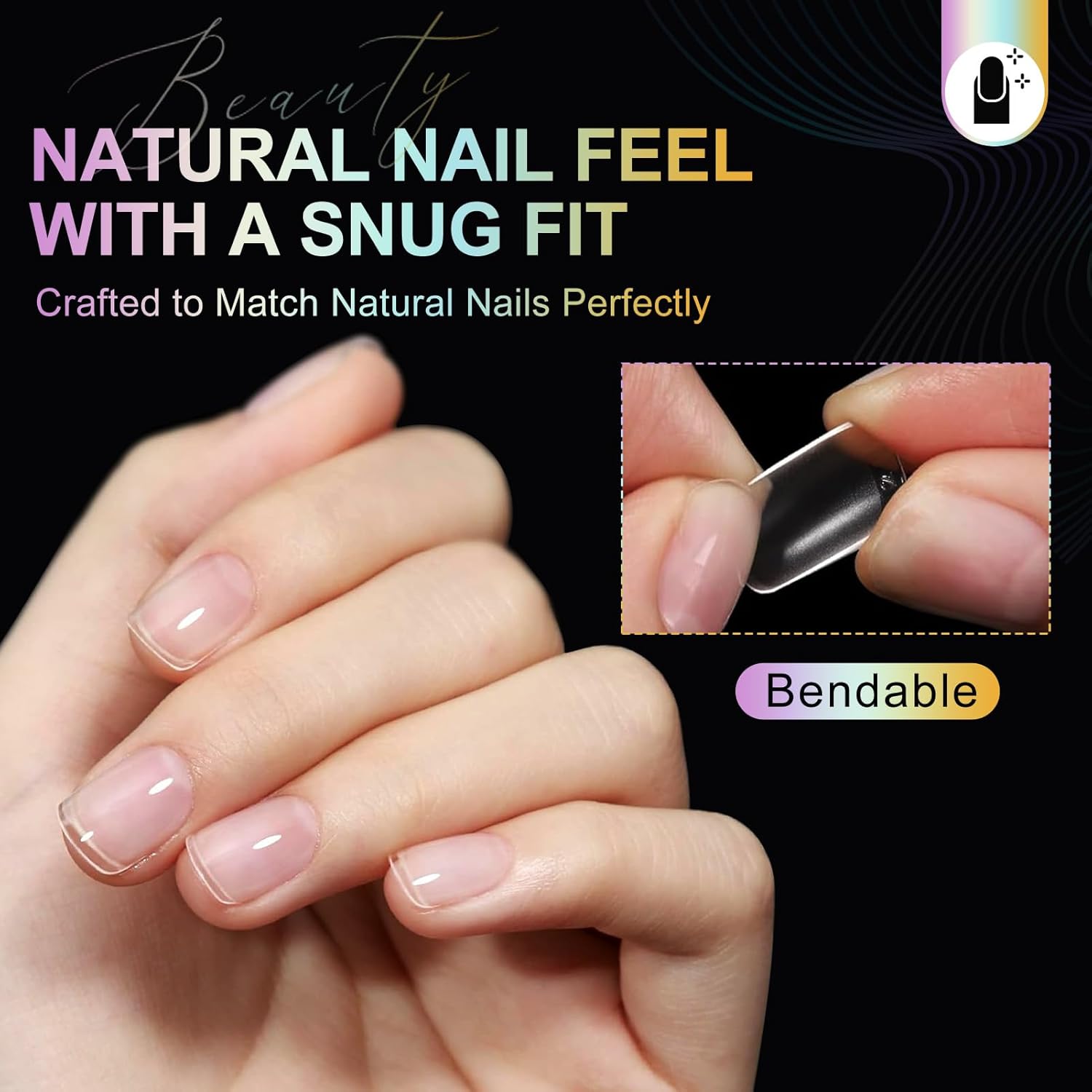 Short Nail Tips Extra Short Square Soft Gel Nail Tips 240Pcs Fake Nails Pre-Shaped Half Matte Acrylic Full Cover Clear Pre Etched Nails for Nail Extension Manicure Home DIY Salon 12 Sizes Gelly Tips-Velvo Beauty