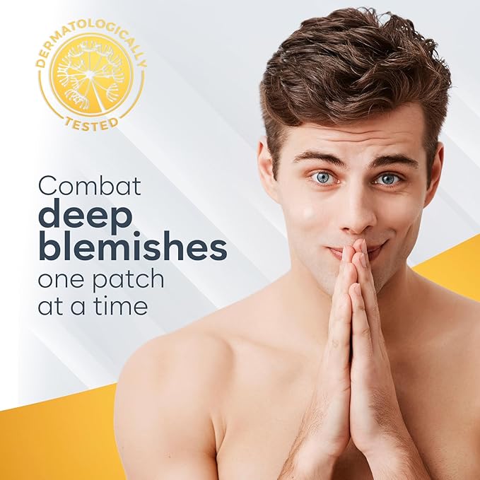 Microdart Acne Patch, Zit Patches for Cystic Acne Overnight Care, Cystic Acne Coverage, Pimple Patches Microdart Technology - Salicylic & Hyaluronic Acid (12 Count)-Velvo Beauty