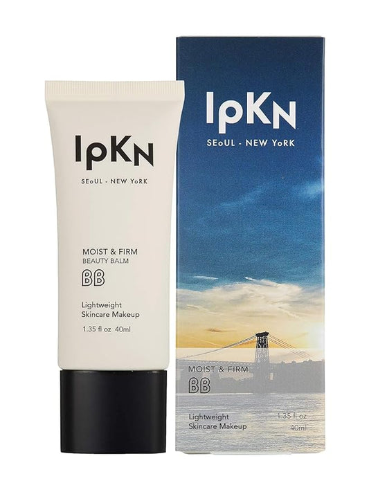 IPKN Moist & Firm BB Cream - Ultra-Hydrating Daily BB Cream with or without SPF40 - Lightweight, Non-Greasy Face Base with Antioxidants for Smooth, Radiant Skin-Velvo Beauty