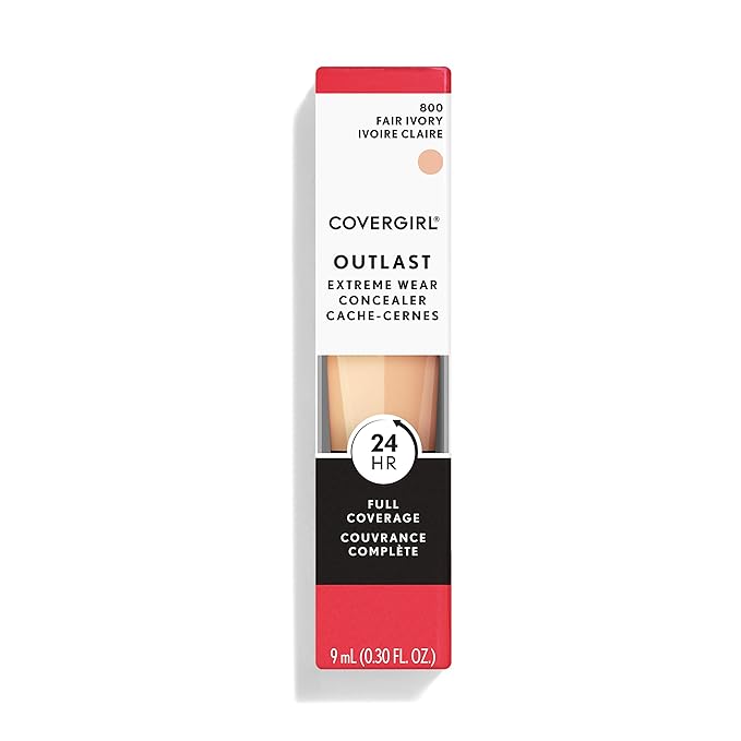 COVERGIRL Outlast Extreme Wear Concealer, Fair Ivory 800-Velvo Beauty