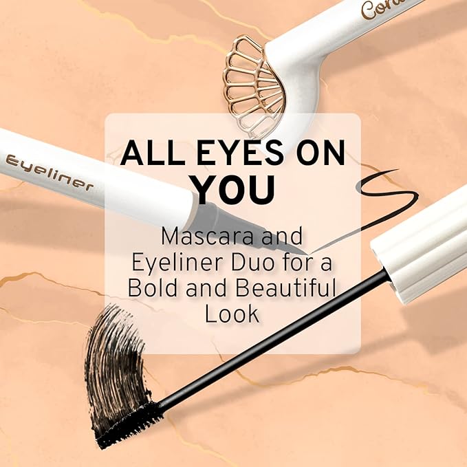 Shell Makeup Set - All in One Makeup Kit for Women with Compact BB Cream Powder, Eyeshadow Palette with Brown Shades, Eye Shadow Brush, Mascara, 3 Lipsticks, Necklace - Make Up Gift Set Box-Velvo Beauty