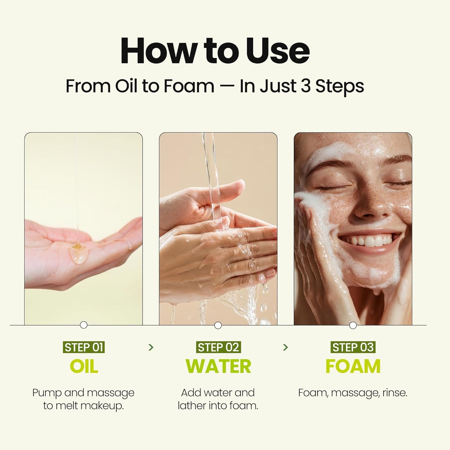 [K-Beauty] Hyaluron Vita Oil to Foam - All-in-One Korean Face Wash OilBased Foaming Facial Cleanser - Pore Minimizing & Blackhead Remover - Makeup Deep Cleansing Oil for Dry Skin (3.88 fl oz)-Velvo Beauty