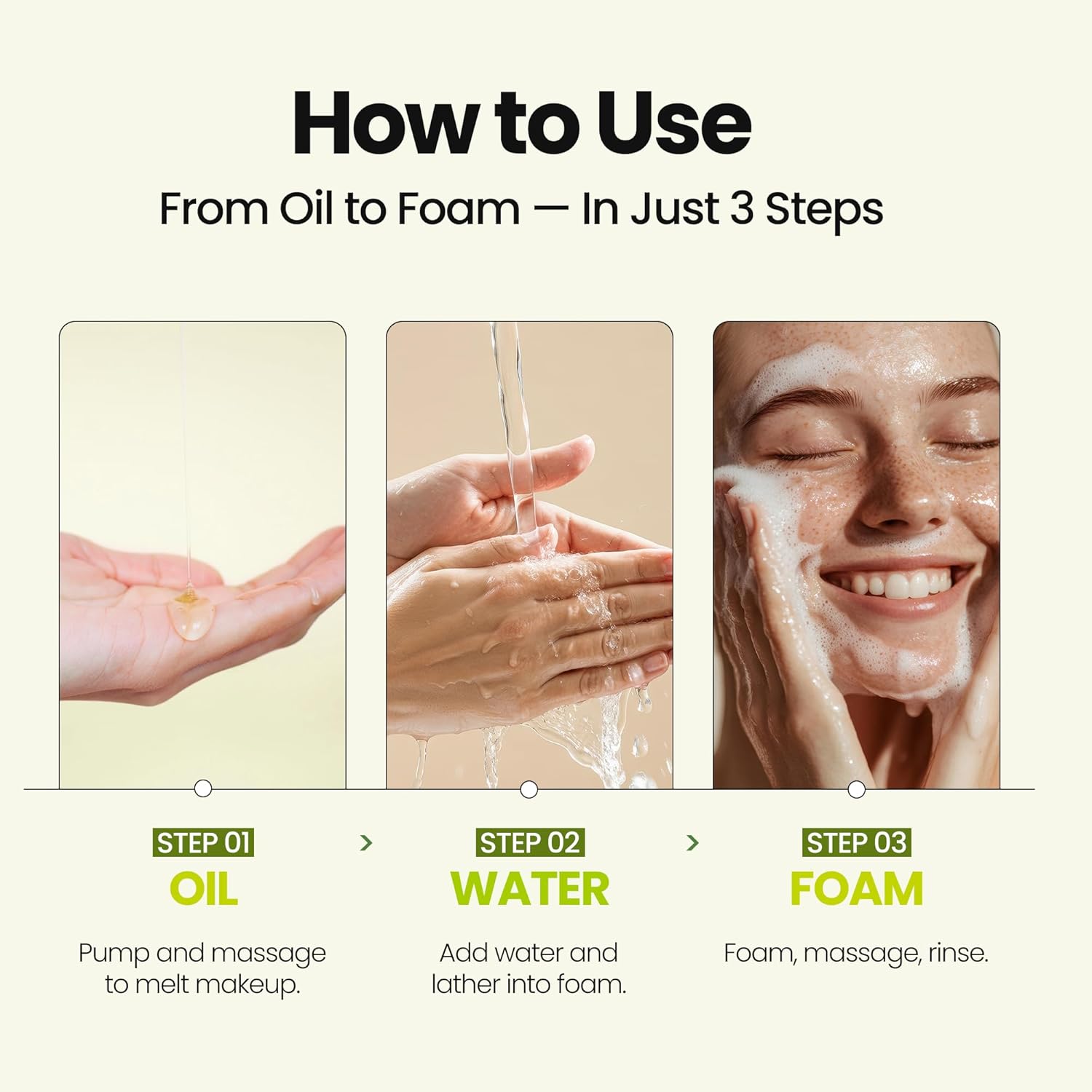 [K-Beauty] Hyaluron Vita Oil to Foam - All-in-One Korean Face Wash OilBased Foaming Facial Cleanser - Pore Minimizing & Blackhead Remover - Makeup Deep Cleansing Oil for Dry Skin (3.88 fl oz)-Velvo Beauty