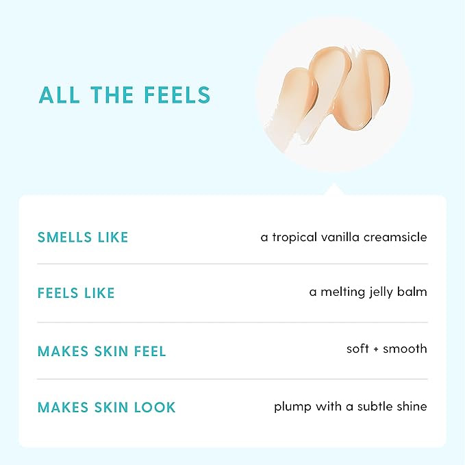 Kinship Supermelt Lip Plumping Jelly Mask - Moisturizing Daily Lip Treatment + Hyaluronic Acid - Hydrating + Exfoliating Lip Gloss - Soft, Smooth, Plump - Quick Melting Balm - Soothe Dry Lips (.3 oz)-Velvo Beauty