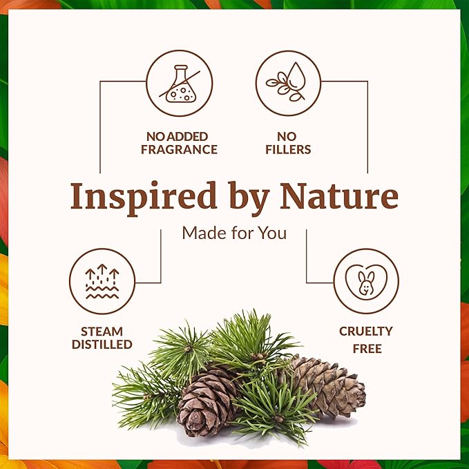 SVA Cedarwood Essential Oil – 4 Fl Oz – 100% Natural Cedar Cupressus Funebris Oil - for Diffuser, Hair Care, Face, Skin Care, Aromatherapy, Scalp and Body Massage, Soap and Candles - with Dropper-Velvo Beauty